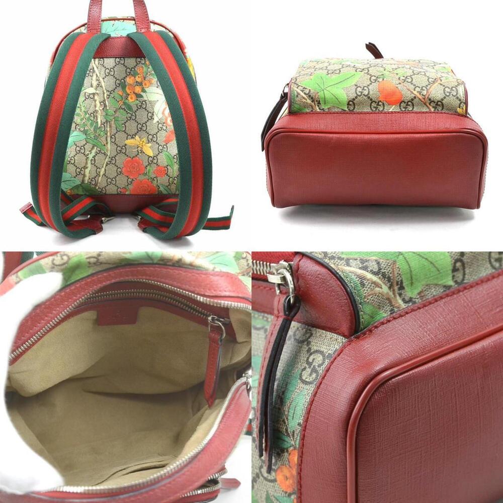 GUCCI Brown Leather Backpack - Picture 3 of 5